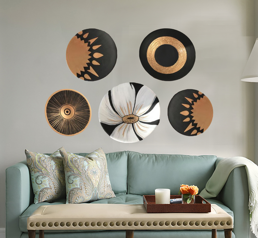 Dazzle Pack of 5 Wall Plates