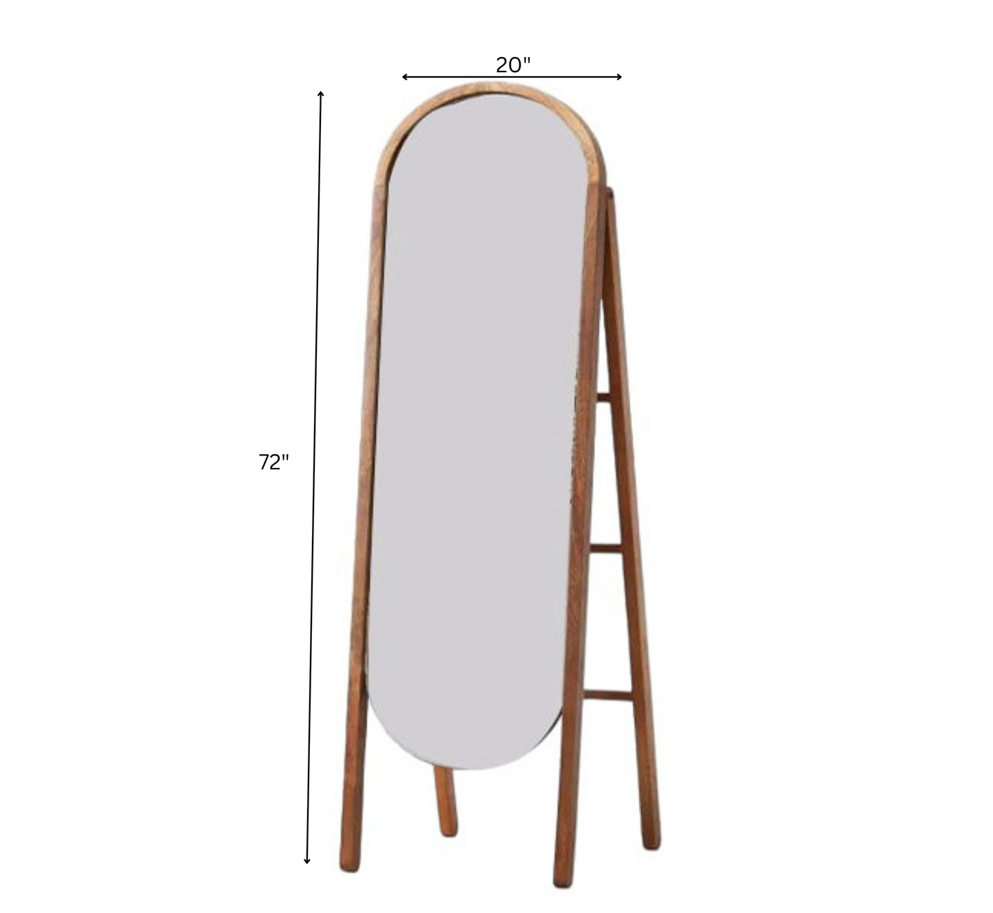 Capsule 6FT Mirror with Stand