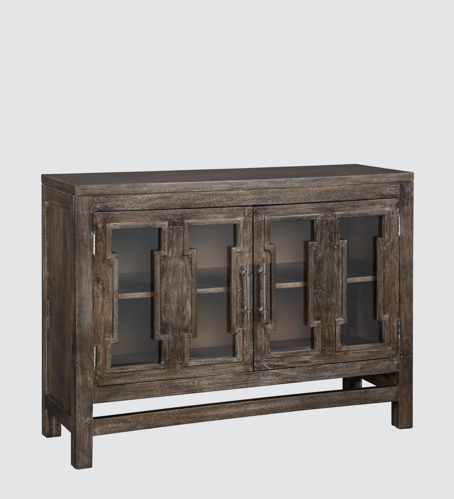 Ash Wooden 46"Crockery Cabinet