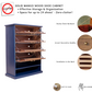 Maritime Wooden 6-Tier Shoe Cabinet