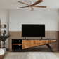 Elevated Wooden TV Cabinet