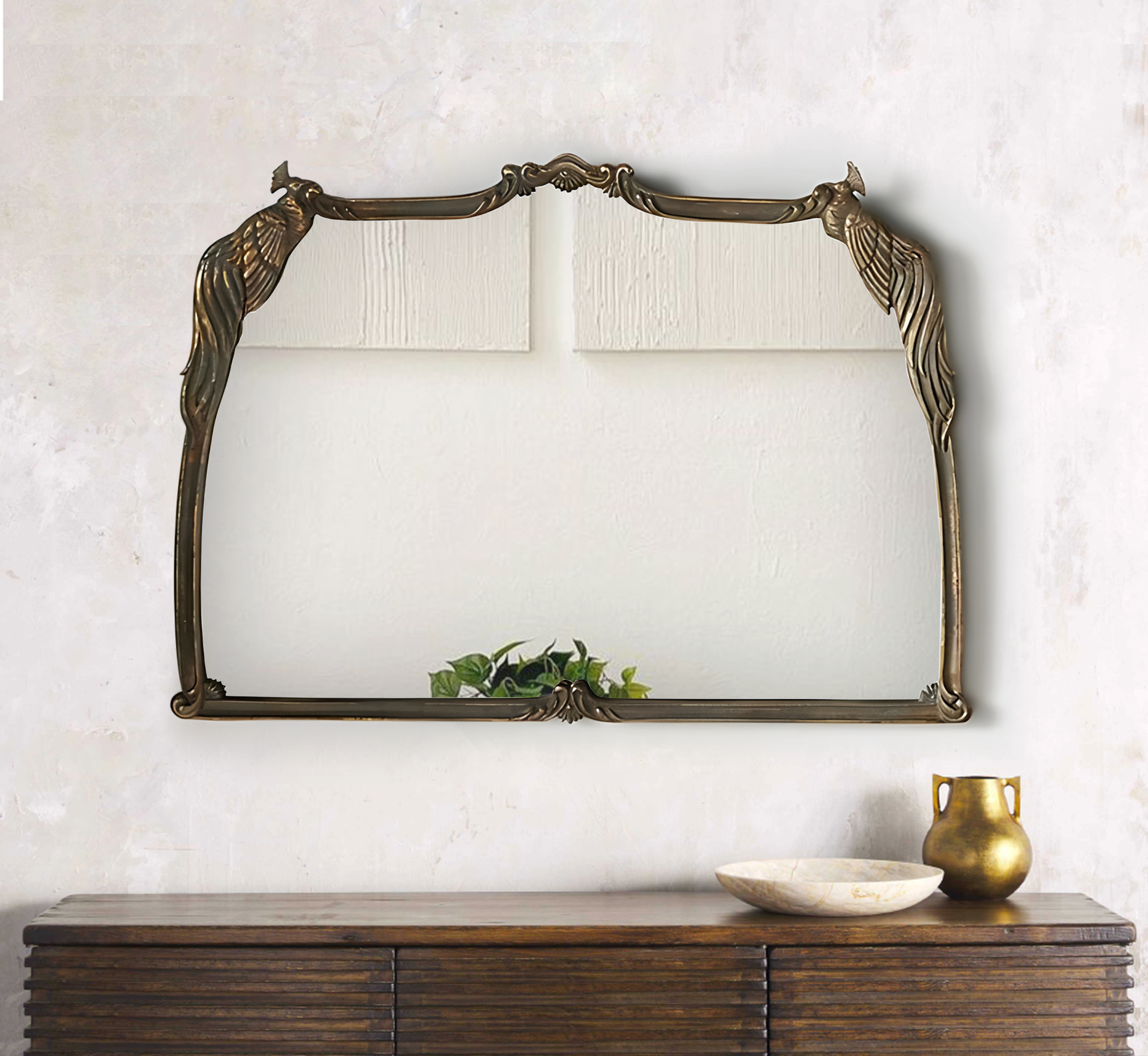 Imbibe Hand-casted Wall Mirror