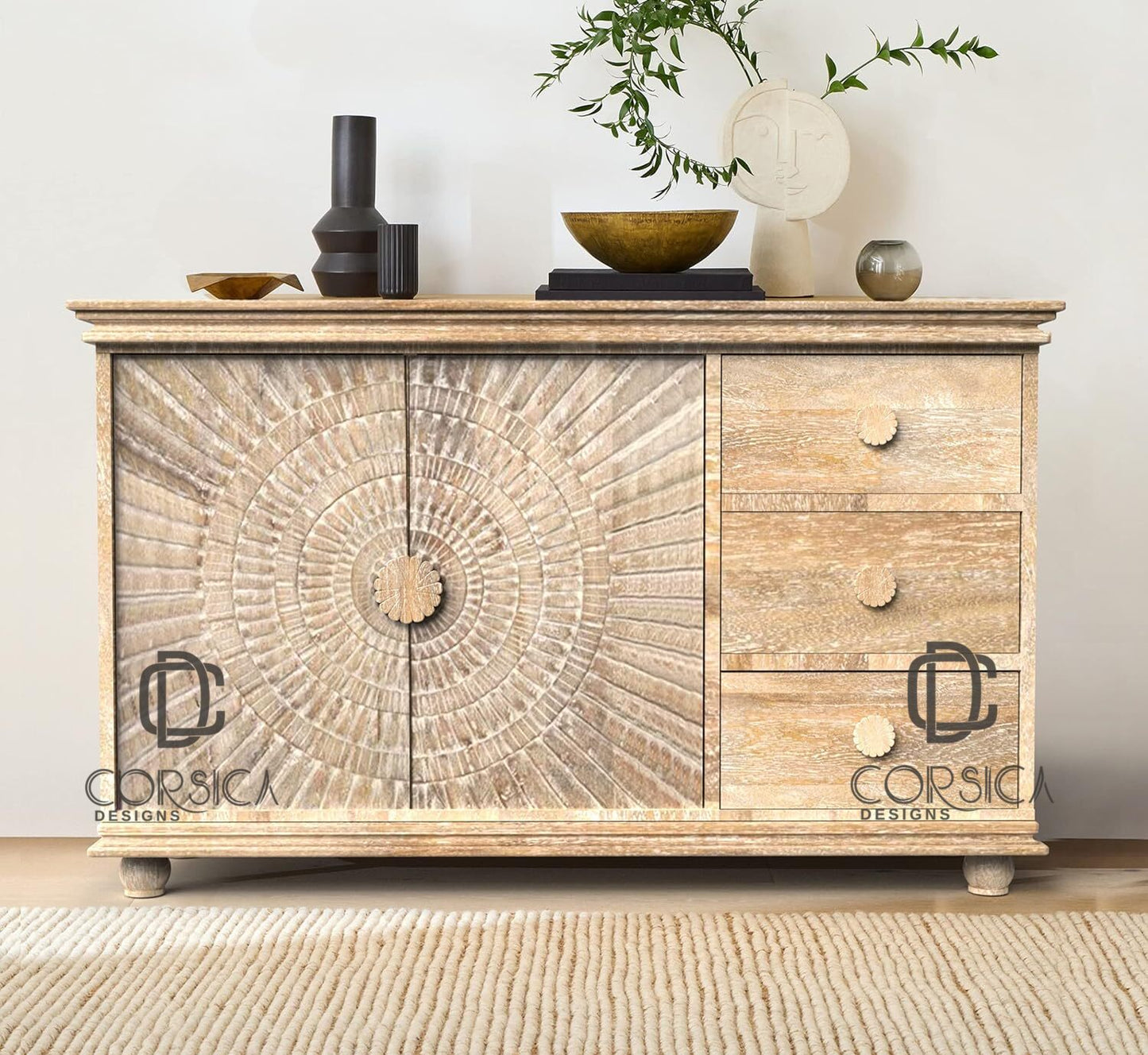 Rising Wooden 54" Sideboard