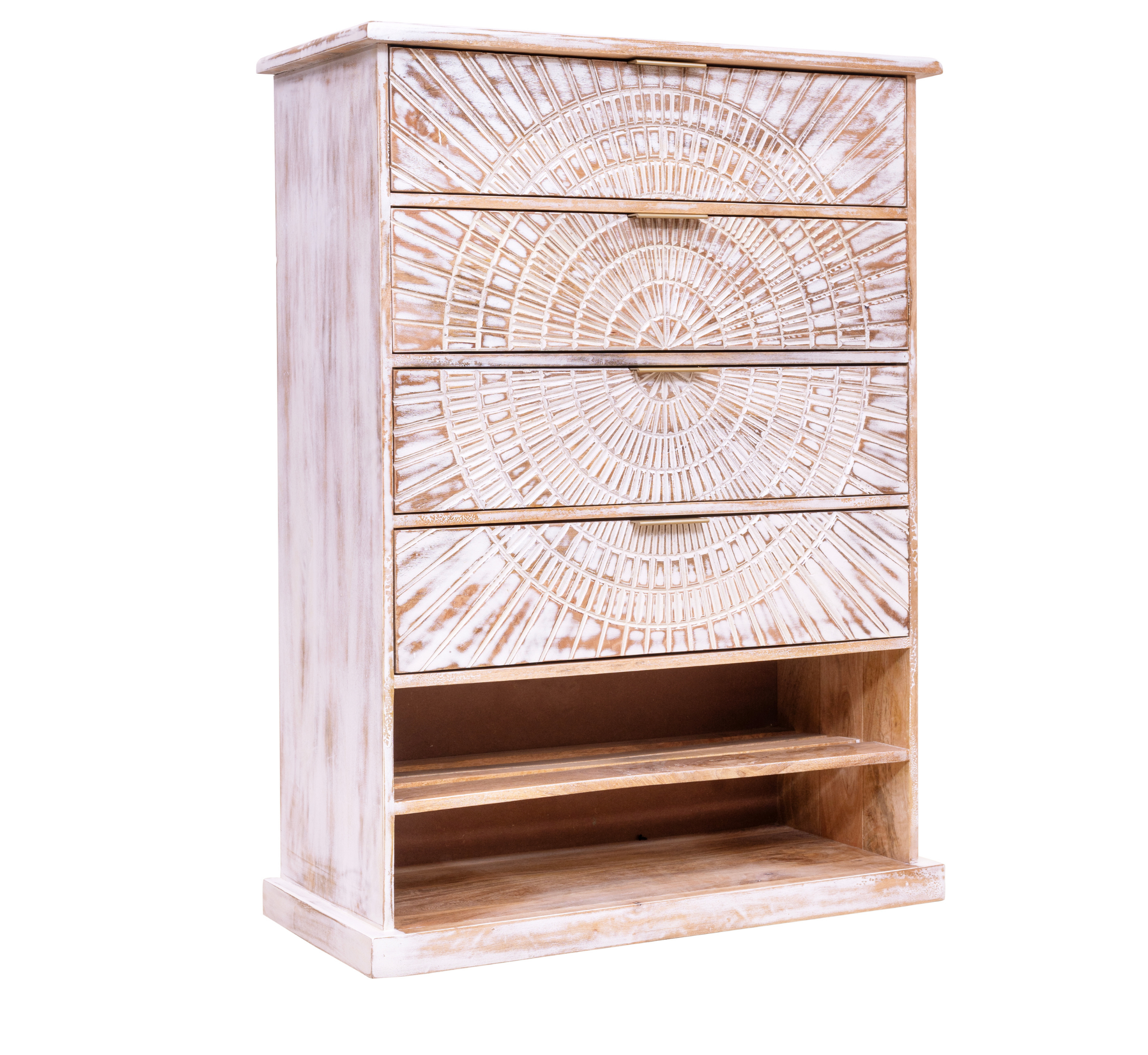 Rising Wooden 6-Tier Shoe Cabinet