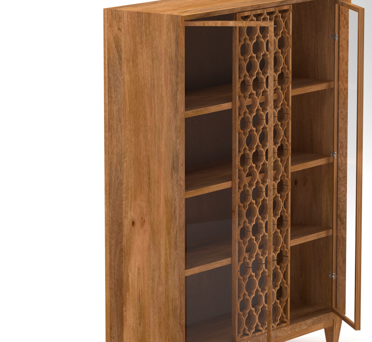 Felicity Wooden 5FT Crockery Cabinet