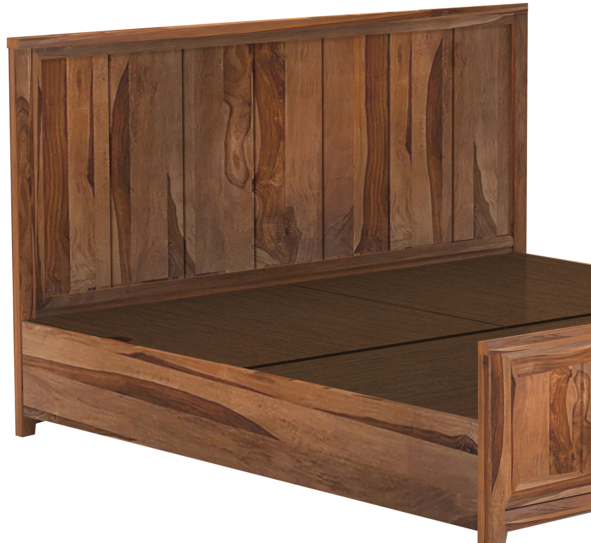 Mile 100% Solid Wood Bed