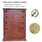 Ombre Wooden 6-Tier Shoe Cabinet