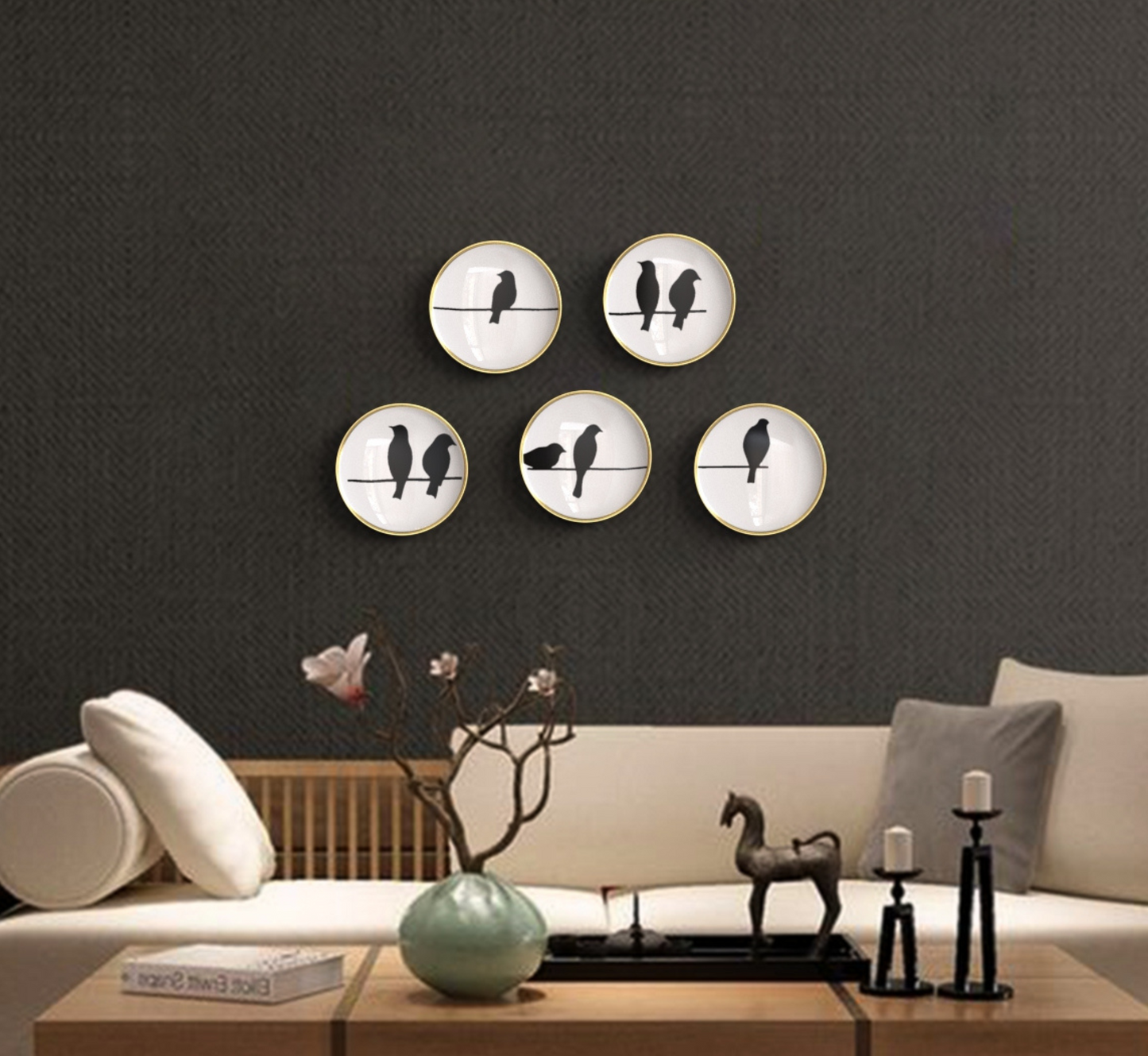 Character Pack of 5 Wall Plates
