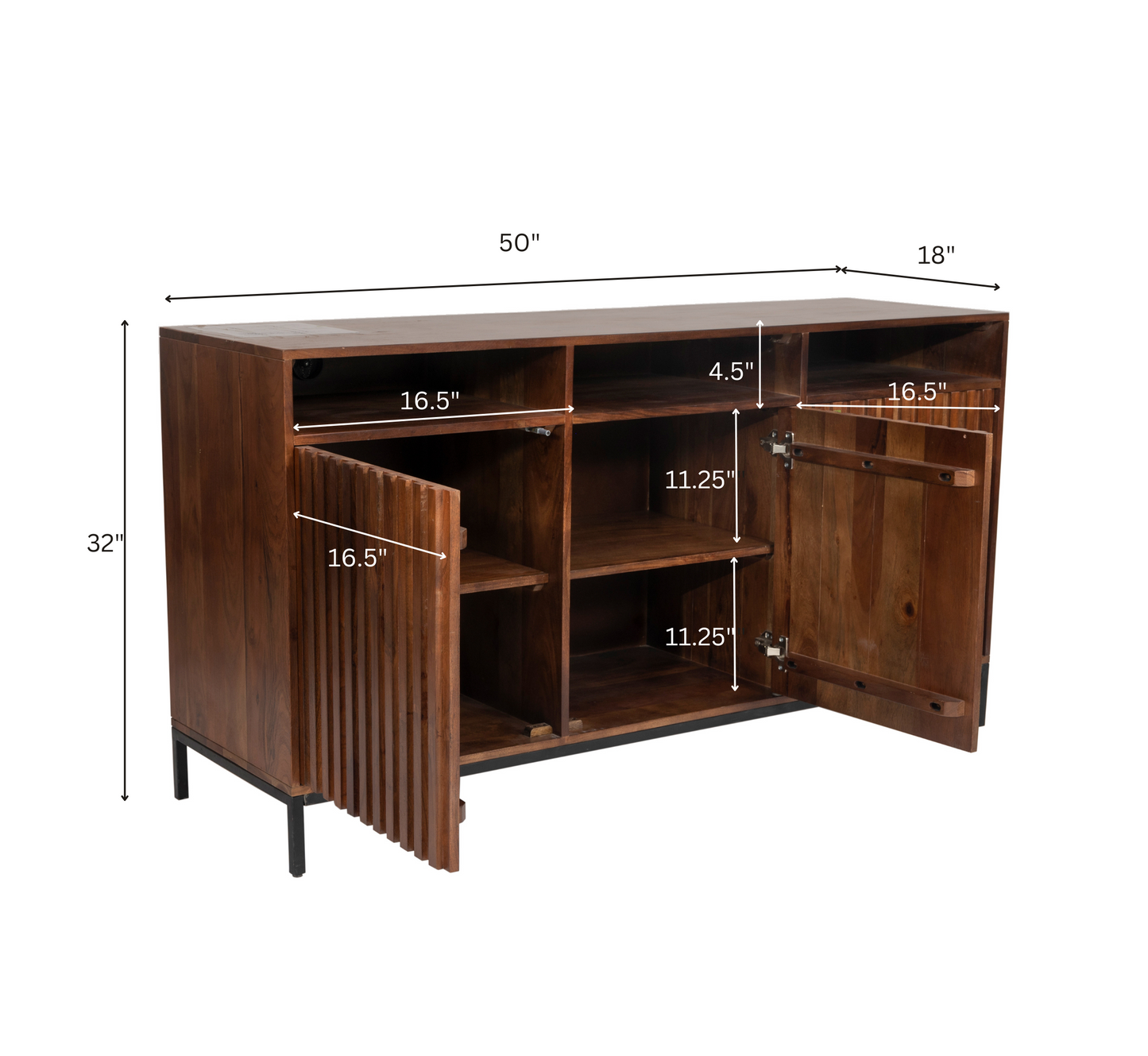 Vyut 50" Wooden Sideboard