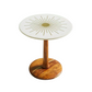 Eclectic Marble-Top Side Table