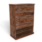 Luxe Wooden 6-Tier Shoe Cabinet
