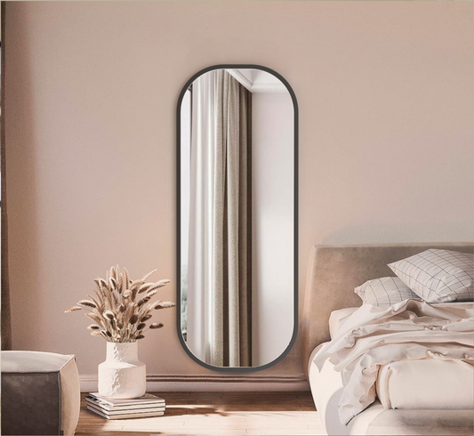 Capsule Metal Wall Mirror