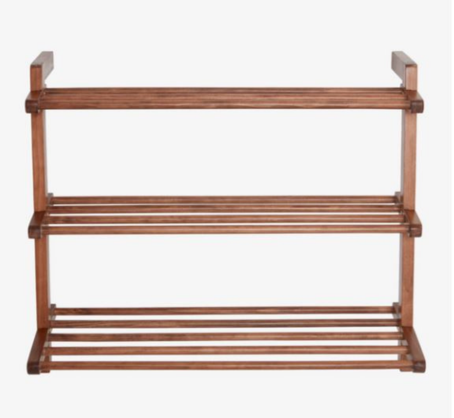 Ohana Wooden 3-Tier Shoe Rack