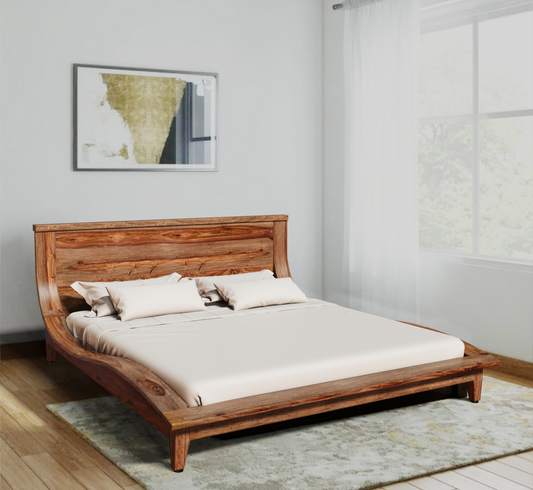 Luxe 100% Solid Wood Bed