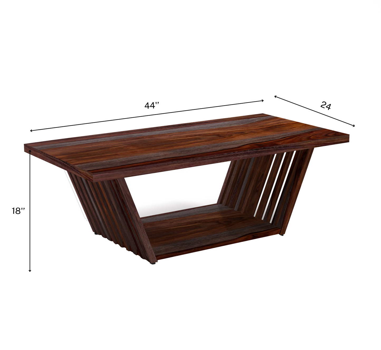 Sloan Wooden 2-Tier Centre Table