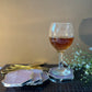 Rose Quartz Silver Plated Table Coaster for Bar Beer Coffee Tea Drinking Coasters for Dining Table Hot Pots Set of 2- Pink