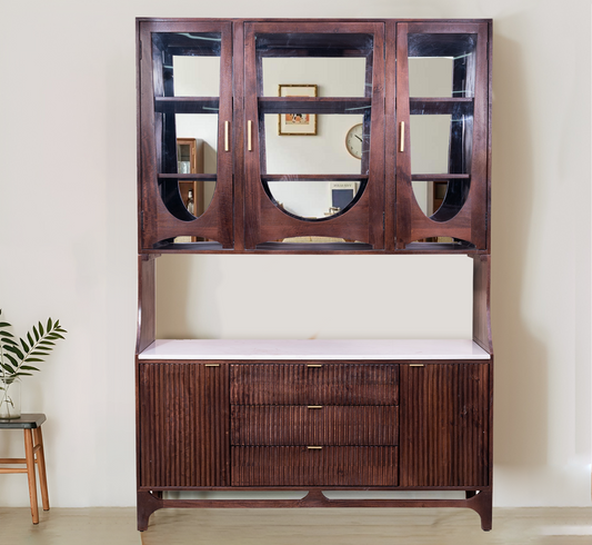 Sloan Wooden Full-size Crockery Cabinet