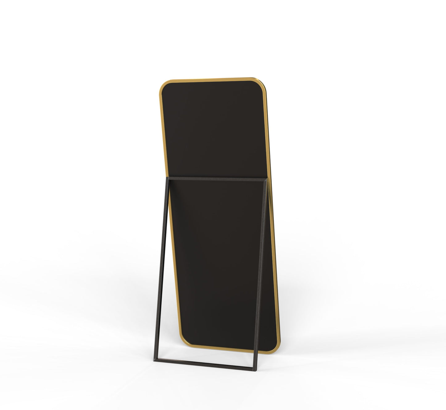 Mile Metal Floor Mirror with Stand
