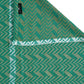 Green Geometric 100% Handwoven Cotton King Size Bedsheet with 2 Pillow Covers