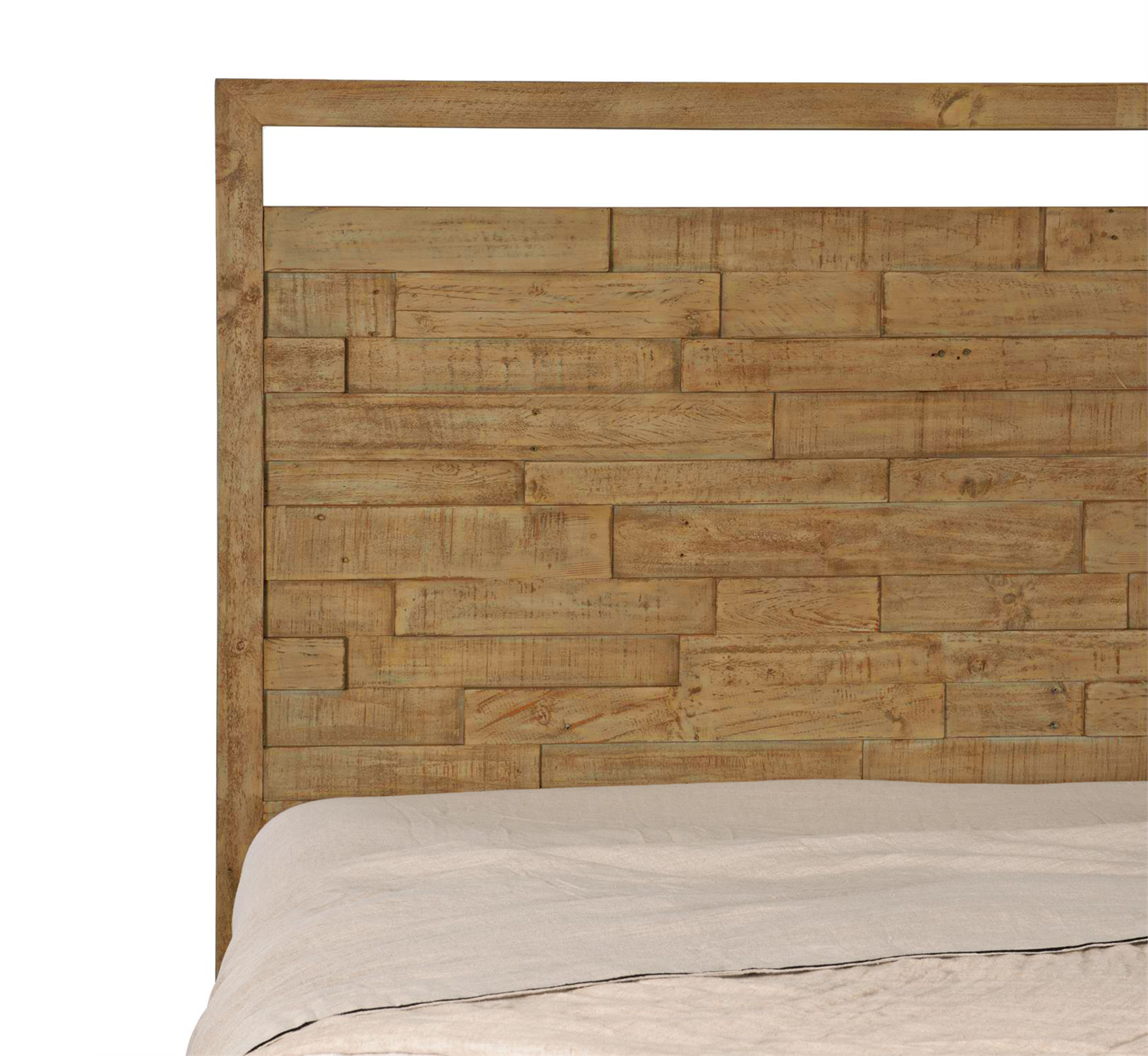 Vyut 100% Solid Wood Bed
