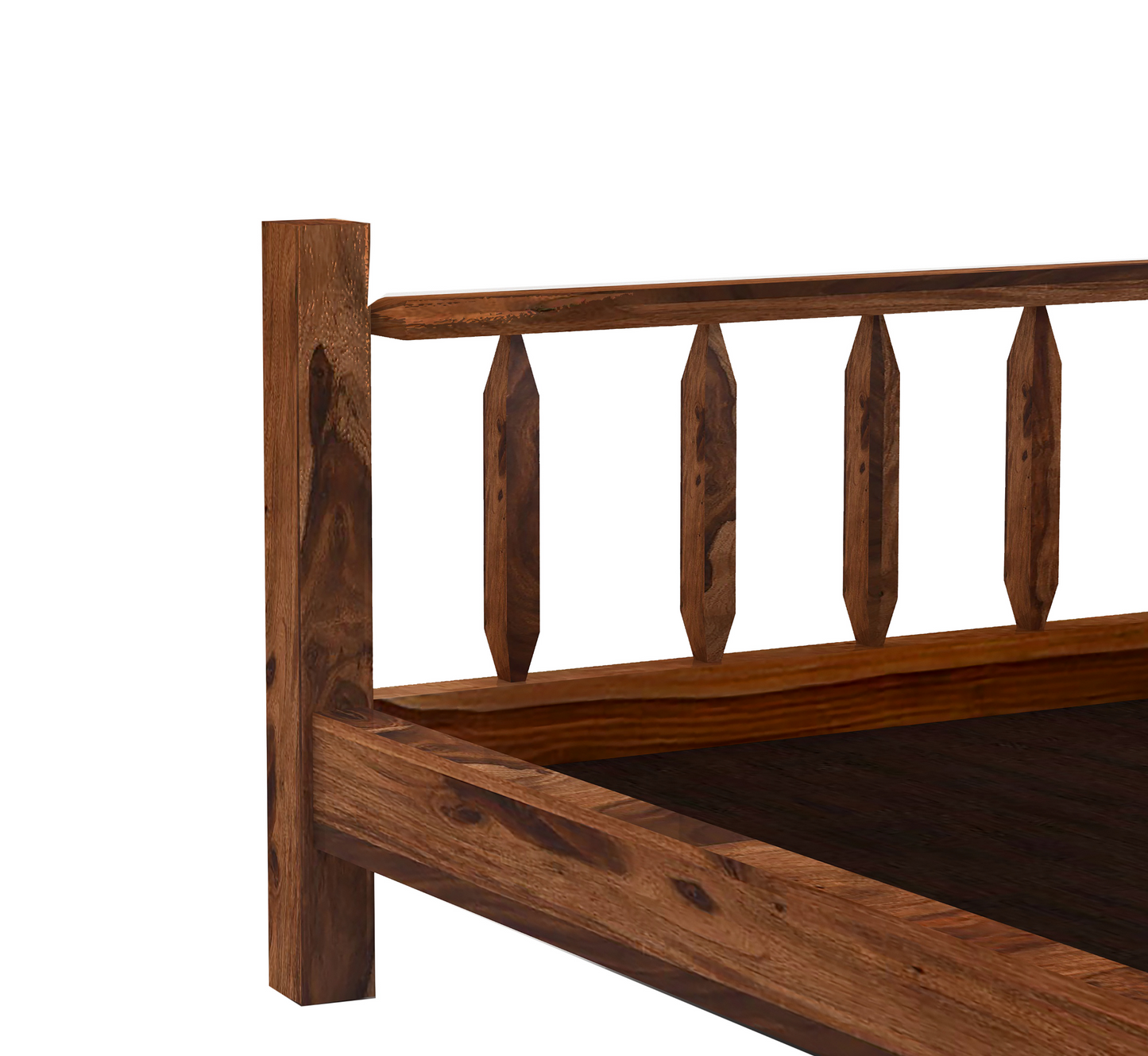 Kaira 100% Solid Wood Bed