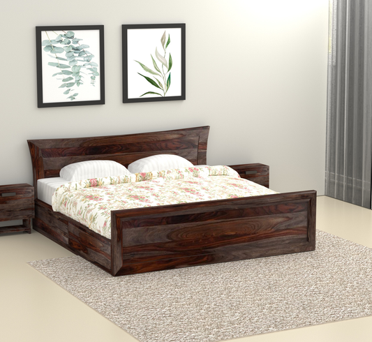 Amaan 100% Solid Wood Bed