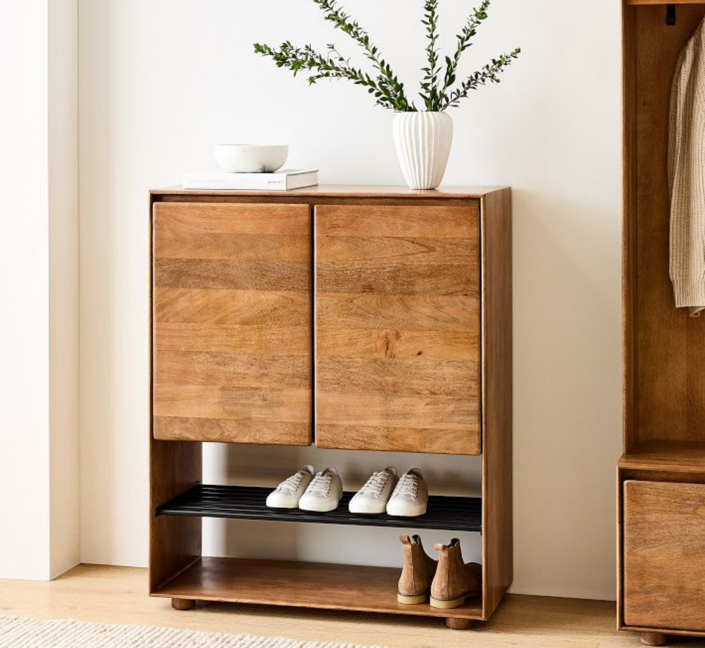 Panache Wooden 6-Tier Shoe Cabinet