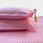 Baby Pink Striped Bedding Set