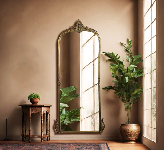 Victorian Arched Full-length Mirror