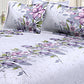 240 TC Cotton English Grey 100% Pure Cotton BedSheet with 2 Pillow Covers