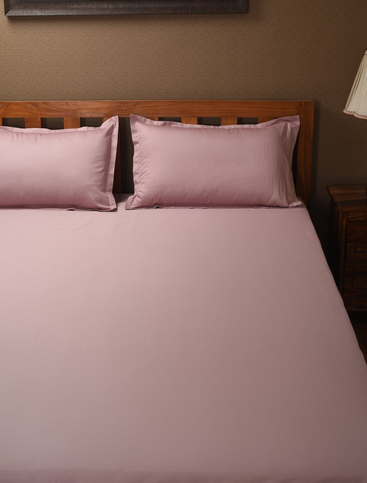 Blush Bloom Solid Bedsheet