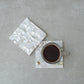 Mother of Pearl Coaster Set of 2 for Tea Coffee Cocktail Handmade MOP Coaster for Hot & Cold Drinks Coaster for Dining Table Home and Office Square- Off White