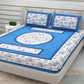 210 TC Super Jaipuri Hand Printed Queen Size Double Bedsheet Made up of 100% Cotton fabric with two pillow covers._46