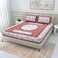 210 TC Super Jaipuri Hand Printed Queen Size Double Bedsheet Made up of 100% Cotton fabric with two pillow covers._48