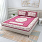 210 TC Super Jaipuri Hand Printed Queen Size Double Bedsheet Made up of 100% Cotton fabric with two pillow covers._49