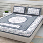 210 TC Super Jaipuri Hand Printed Queen Size Double Bedsheet Made up of 100% Cotton fabric with two pillow covers._50