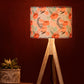 Red Roses Trio Wooden Lamp