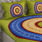 600 TC Super Jaipuri design king size double bedsheet Made up of 100% Cotton fabric with two pillow covers._41