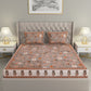 330 TC Super Jaipuri Print King Size Double Bedsheet Made up of 100% Cotton fabric with Two Pillow Covers._6