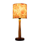 Wooden Brown Lamp with Birdy Shade