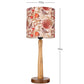 Wooden Brown Lamp with Birdy Shade